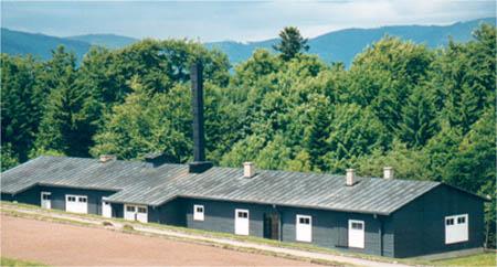 bloc du crématoire du camp
