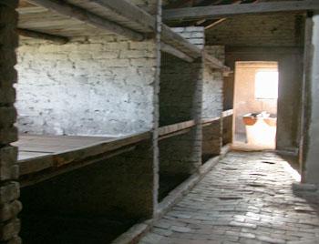 intérieure d 'une baraque en pierre