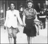 femmes juives portant l étoile ,dans paris,1942